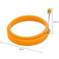 thumbnail image 3 of Anillos de silicona para cocinar huevos, molde redondo para tortitas de huevo para utensilios de cocina naranja Ndcxsfigh Libre de BPA, 3 of 3