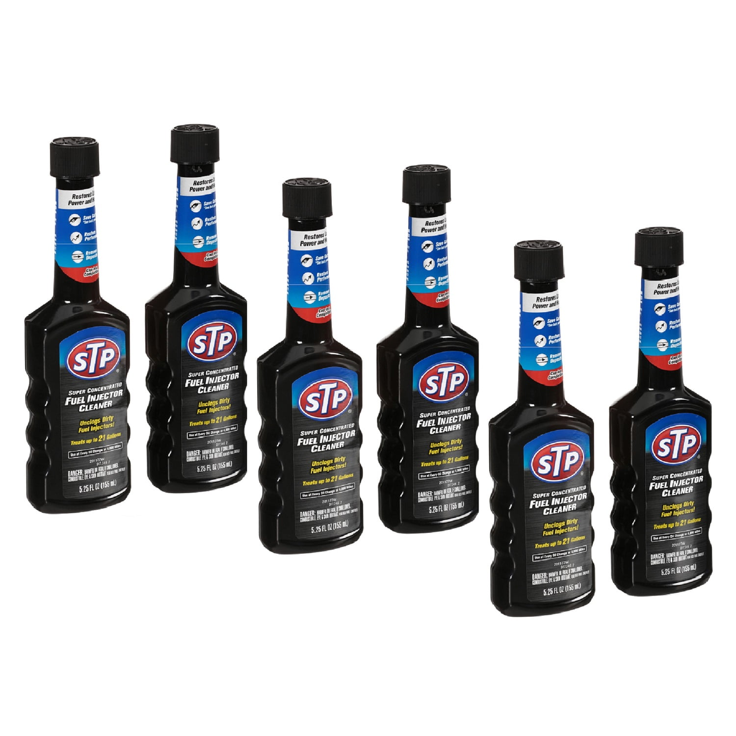STP Super Concentrated Fuel Injector Cleaner 5.25 fl. oz. (6Pack