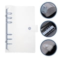 thumbnail image 4 of Binder Cover Bouton-Pression Classeur Transparent Couverture de Carnet Rechargeable, 4 of 9