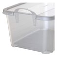 thumbnail image 4 of HeSLehs 55 Quart Stackable Home Storage Box Lidded Containers, 6 Pack, Clear, 4 of 5