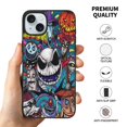 thumbnail image 3 of Funny Cartoon Anime Nightmare Before Christmas (4) Phone Case Compatible with iPhone 15 Case Dual camera TPU Protective Cover Gift For IP15 Plus-6.7in, 3 of 6
