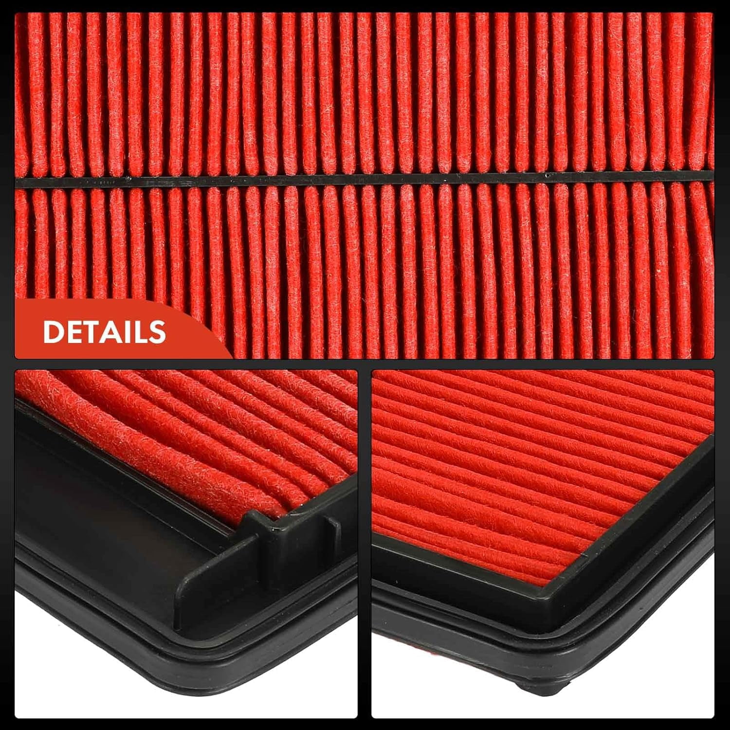 A-Premium 2-PC Pre-oiled Engine Air Filter Compatible with Nissan Altima 2013-2018 2.5L, Replace# SPA2478, 165463TA0A