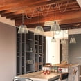 thumbnail image 4 of 3-Light Hanging Light with Plug in Cord,Plug in Pendant Light 22ft Hemp Rope Pendant Lighting Vintage 3-Light Hanging Lamp Fixtures for Kitchen Island Living Room Bedroom, 4 of 5