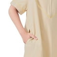 thumbnail image 4 of Teen Boys Tops Casual Long Tunic Clothing Beige Size 13-14T, 4 of 9