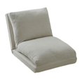 thumbnail image 3 of Silla plegable de ocio, sofá cama, sillón reclinable para apartamento, casa, habitación de invitados Gris claro, 3 of 8