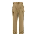 thumbnail image 4 of Men's Lightweight Quick-Dry Tactical Pants, Water Resistant Hiking Pants with Pockets for Outdoor & Work (No Belt),Brown,3XL, 4 of 5