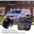 thumbnail image 3 of Protector de llavero – Paquete de 2 bolsas para llavero de bloqueo de señal para llavero de seguridad del coche bloqueador de señal antirrobo (paquete de 2, negro), 3 of 5