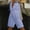 Blue, variant on Striped Capris for Women with Pocket Elastic Waist Jogger Pants Button Decorated Drawstring Trousers Vacation Clothes