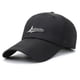 thumbnail image 1 of Gorra de béisbol negra para hombre, transpirable, para deportes al aire libre, de verano, 1 of 5
