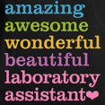 thumbnail image 3 of CafePress - Amazing Laboratory Assistant Long Sleeve T Shirt - Women's Long Sleeve Graphic Tee Casual Fit, 3 of 4