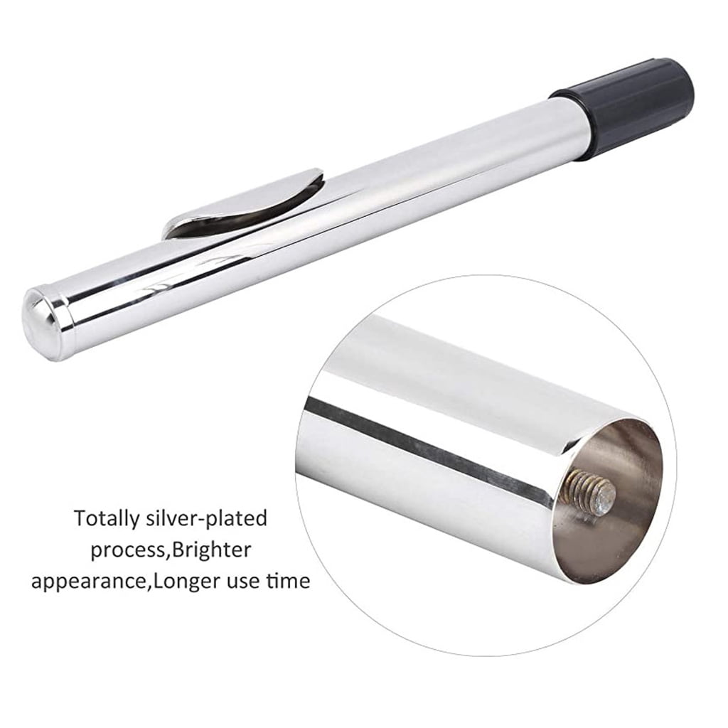 HGYCPP Silver Metal Flute Headjoint 23cm Professional Flute Head Joint Flute Part