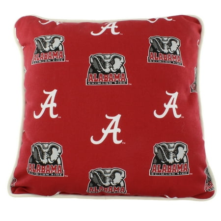 Nc State Pillow - Alabama Crimson Tide College Covers Indoor or Outdoor Decorative Pillow 16 in x 16 in