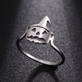 thumbnail image 3 of 1pc Golden and Silver Halloween Pumpkin Ring - Stylish and Unique Jewelry for Any Occasion, 3 of 4