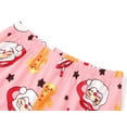 thumbnail image 6 of Beezizac Girls Christmas Pajamas Yellow & Pink Gingerbread Man Soft 2-Piece Long Sleeves Set Outfit Cute Kid Size 16, 6 of 8