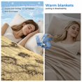 thumbnail image 2 of Beige Map Cooling Blanket,Lightweight Breathable Summer Throw Blanket with Double Sided Cold Effect,Retro Farmhouse Abstract Illustration Art Picnic Blankets Bed Sheet for Hot Sleepers 60"x80", 2 of 8