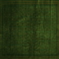 thumbnail image 1 of Ahgly Company Indoor Square Abstract Green Contemporary Area Rugs, 6' Square, 1 of 1