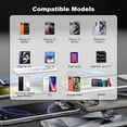 thumbnail image 6 of 2Pcs 20W PD Charger Block Fast Wall Charger with 6FT Type-C Cable, Power Adapter Compatible with iPhone 17/16/15 Pro Max, iPad Pro, Galaxy S26, Android Phone, Pink, 6 of 7
