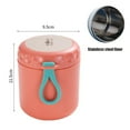 thumbnail image 3 of Esaierr Soup Cup Box Stainless Steel Handy Water Cup Lunch Box Soup Porridge Holder Portable Food Jar Container For School Office 4.53x3.74inch, 3 of 4