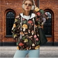 thumbnail image 2 of Uorisanigo Mushroom Womens Full Zip Hoodie with Pocket Lightweight Womens Hoodies Oversized Sweatshirts Size XS Loose Warm Workout Winter Clothes, 2 of 7