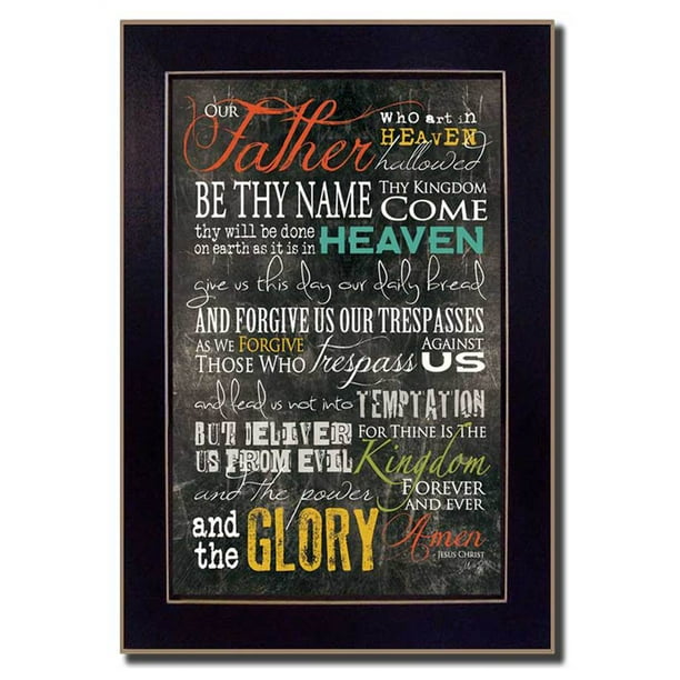 "The Lords Prayer" Printed Wall Art