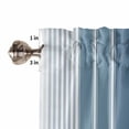thumbnail image 5 of Tier Curtains 45 Inches Long, Blue Ombre Stripe Window Treatment Curtain Drapes, Farmhouse Simple Striped Small Curtain Drapes for Bathroom Laundry Room, 27.5"x45", 2 Panels, 5 of 7