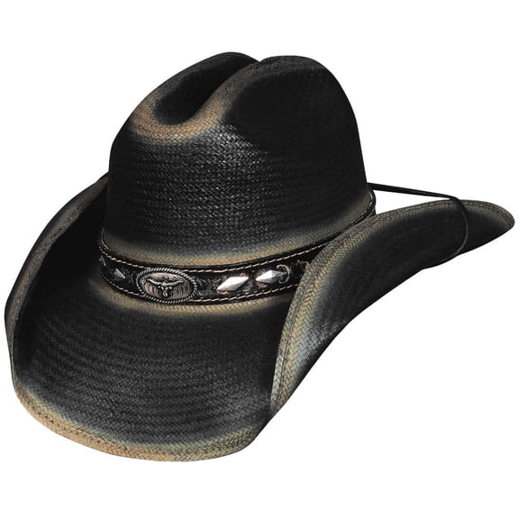 Bullhide Hats 2412BL Little Big Horn Black Cowboy Hat Size: Small