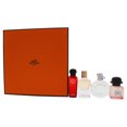 thumbnail image 1 of 75ml Twilly Dhermes EDP Splash, 75ml Jour Dhermes Absolu EDP Splash, 75ml Eau de Rhubarbe Ecarlate EDC Splash, 75ml Eau des Merveilles EDT Splash Hermes Hermes Miniature Fragrance Coffret Perfume Set de regalo Dama 4Pc Mini Set, 1 of 1
