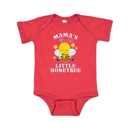 

Inktastic Cute Bee Mama s Little Honeybee with Stars Gift Baby Boy or Baby Girl Bodysuit