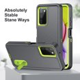 thumbnail image 4 of for Galaxy A03s Case Kickstand Durable 3-Layer Military Grade Protective Cover Hybrid Silicone Heavy Duty Rugged Shockproof Screen Lip Raised Protection for Samsung Galaxy A03s,
Gray+Green, 4 of 7