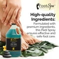 thumbnail image 6 of FOOTSPA - Pedi Spray Antiseptic, Mint & Eucalyptus - Effective Foot Care - 128 Ounces, 6 of 7