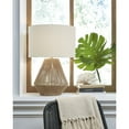 thumbnail image 3 of Signature Design by Ashley Clayman Bohemian Coastal Table Lamp, Light Brown, 3 of 7