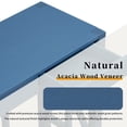 thumbnail image 4 of GZXS 60" Long Wood Console Table with 4 Drawers and X-Leg Design, Spacious Open Base for Entryway, Hallway, or Living Room (Navy Blue), 4 of 9