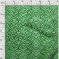 thumbnail image 3 of oneOone Rayon Green Fabric Asian Japanese Motif Dress Material Fabric Print Fabric By The Yard 56 Inch Wide, 3 of 4