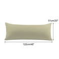 thumbnail image 6 of PiccoCasa Set of 2 Body Pillowcases Zippered Body Pillow Cover for Body Pillows, Standard Khaki, 6 of 7