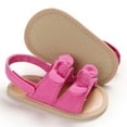 thumbnail image 5 of Kiplyki Baby Deals Shoes Girls Sandals Stripe Solid Color Summer Flat Infant First Walkers, 5 of 8