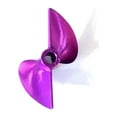 thumbnail image 3 of CNC Propeller Rc Boat 42mm 1.4pitch 3/16 bore 4214 Purple prop (RH), 3 of 4