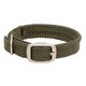 thumbnail image 1 of Dinheiro Pet Collar de perro trenzado doble, verde cazador, 1 x 21 pulgadas, 1 of 5