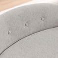 thumbnail image 5 of CQSXDA  Oversized Oval Dog Sofa Linen with Button-Tufted Backrest for Your Pet's Relaxation, Beige, 5 of 8