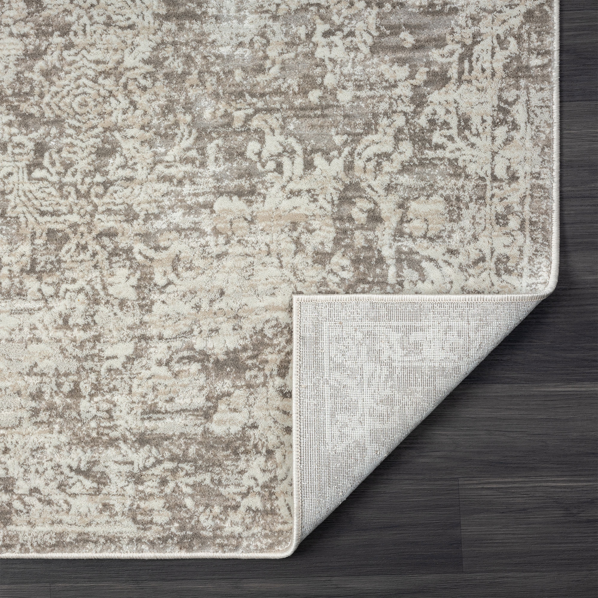 Harlow Hill Brielle Star Abstract Indoor Polyester Blend Area Rug, Gray, 5' x 7'11"