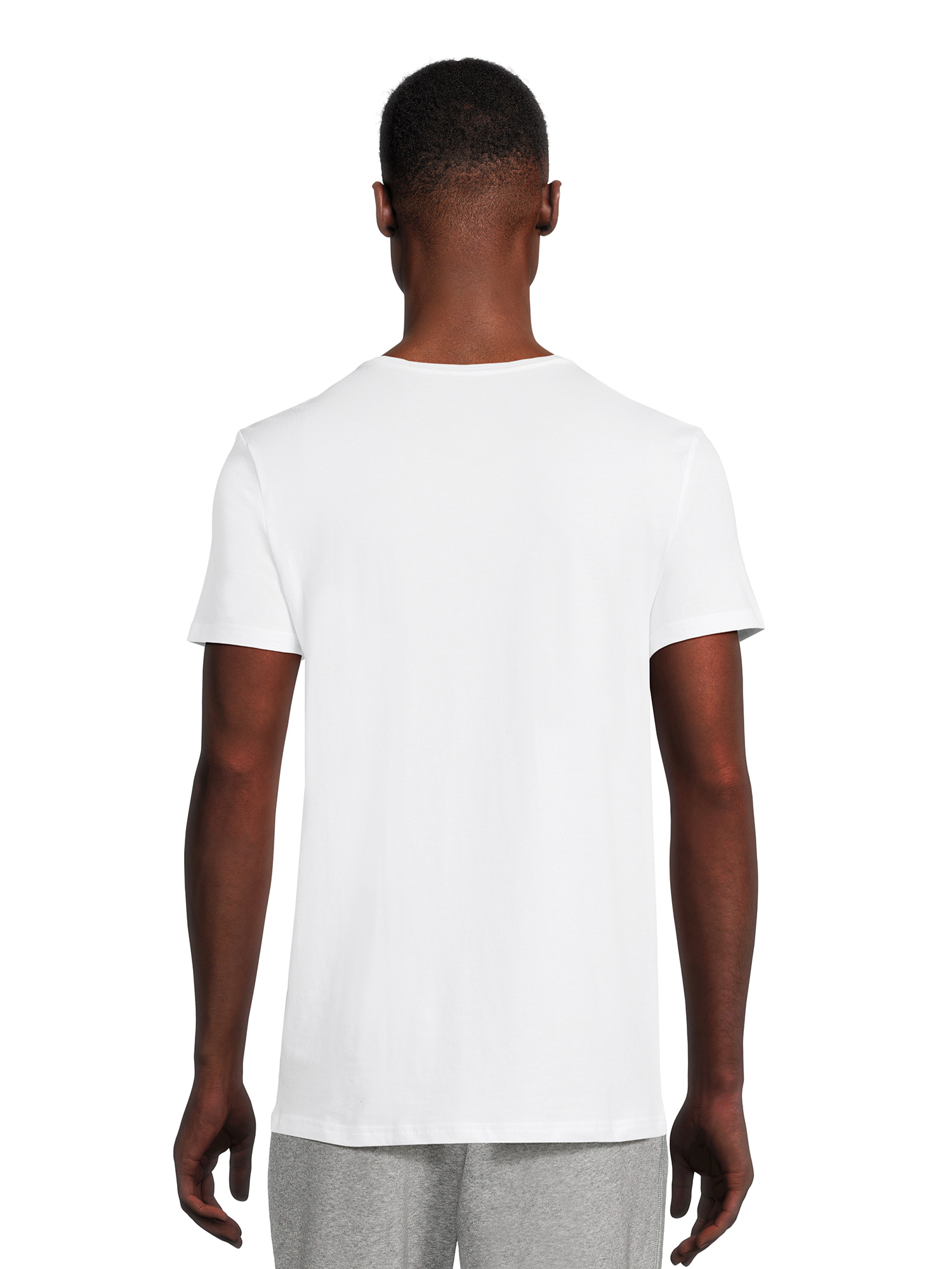 Pair of Thieves Men’s Super Soft Slim Fit White Crewneck Tees, 2-Pack, Sizes S-3XL