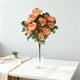 thumbnail image 5 of Ramo de flores de azalea artificial Arreglo floral para decoración de bodas y hogar, 5 of 6