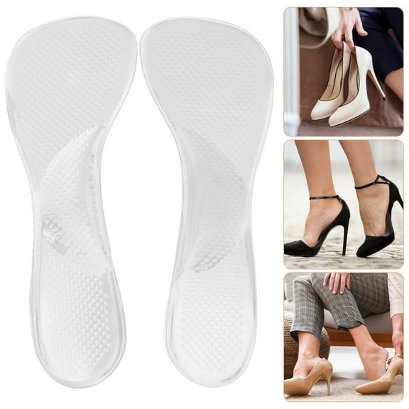 High Heel Shoe Pad,Women High Heels Silicone Gel Cushion Insole Anti Pain Relief Arch Support Feet Care Foot Pad