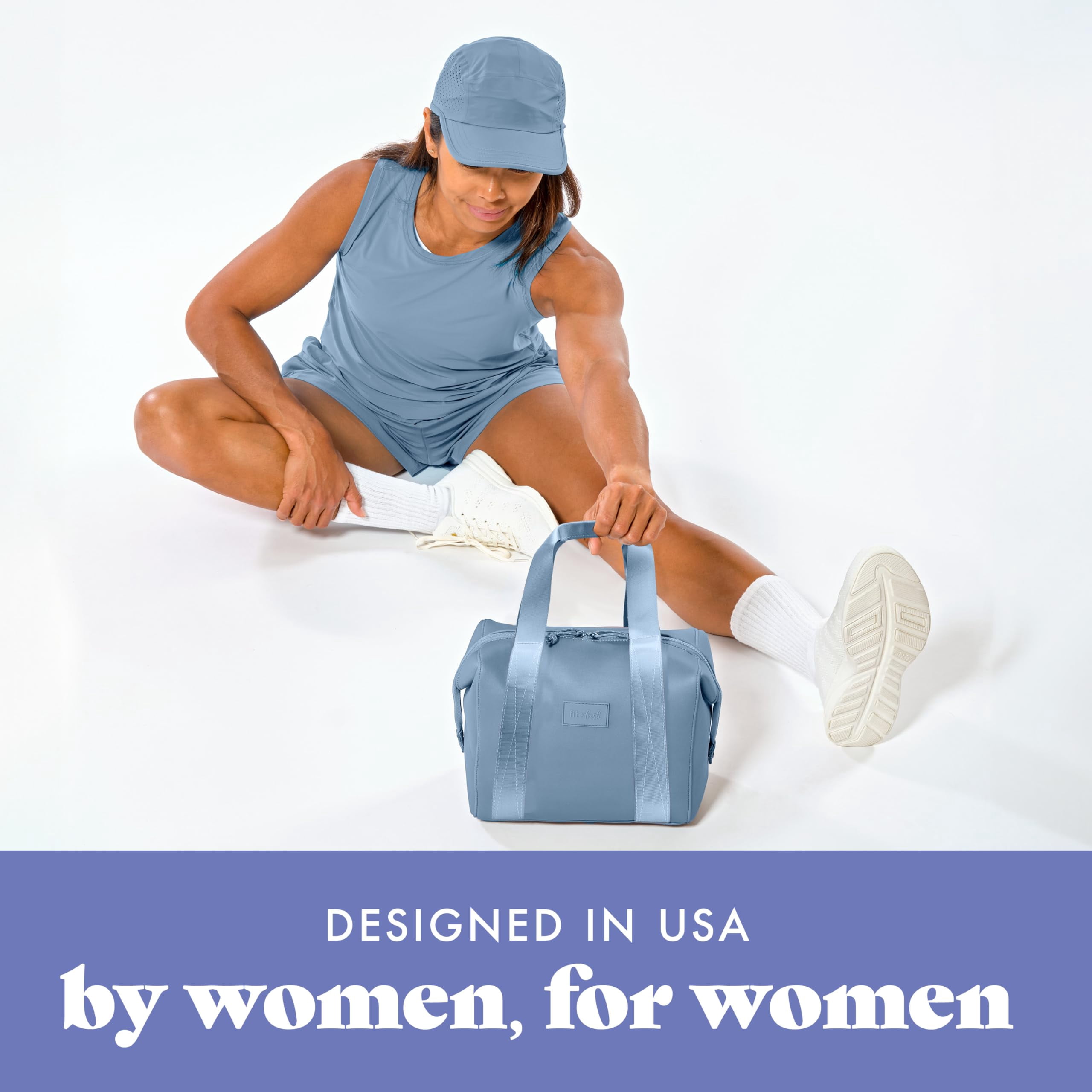 Remi Lunch Bag For Women Work - Neoprene Tote With Containers Ice Pack  Reusable Meal Prep Box Large Capacity Machine Washable Slate