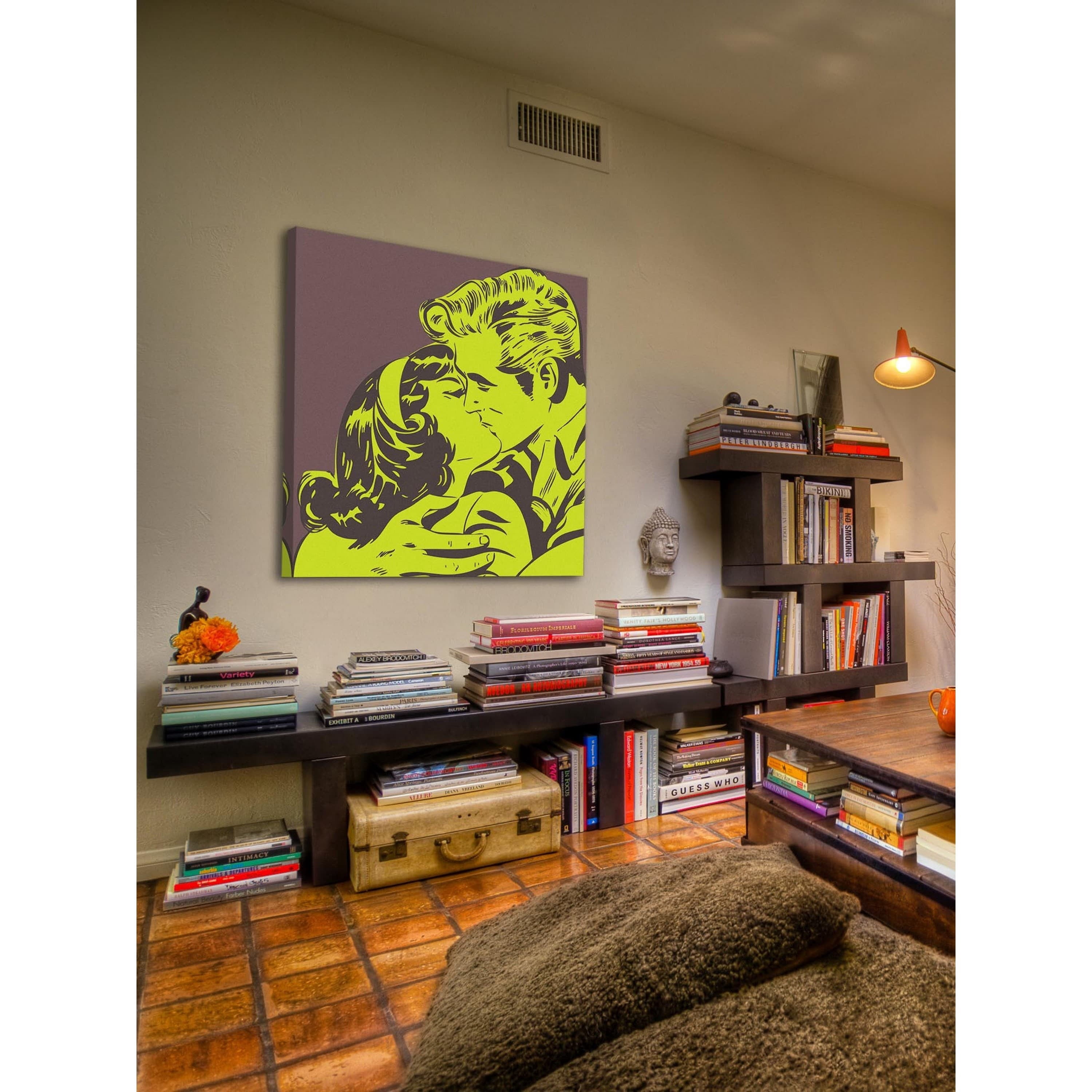 Marmont Hill "Kiss 2" Print on Canvas