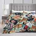 thumbnail image 5 of Blanket Tom Selleck Soft and Comfortable Warm Fleece Blanket for Sofa,Office Bed car Camp Couch Cozy Plush Throw Blankets Beach Blankets, 5 of 6