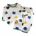 thumbnail image 1 of Odeerbi 18M-9 Años Niños Niñas Pijama de Verano de Algodón de Manga Larga Conjunto de Pantalones Suaves Con Estampado de Osos Juegos de Pijama de Dos Piezas, 1 of 9