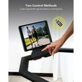 thumbnail image 5 of 2 in 1 Treadmill, Folding 265 lb Capacity Desk Treadmill with Remote Control and Button Low Noise 2.25HP Jogging Machine for Home Office-Black, 5 of 8