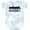 Tie Dye Blue, variant on Inktastic San Antonio Texas City Skyline Boys or Girls Baby Bodysuit