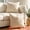 Beige, variant on Unique Bargains 2 Pack Fine Stripe Throw Pillow Covers Cotton Blend Cases Beige 18"x18"