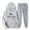 Gray, variant on Track Suits for Men 2 Piece Hoodies Long Sleeve Sweatshirt with Sweatpants Sets Fashion Letter Print Casual Jogging Suit for Men S-3Xl
